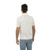 Maglia Drumohr Polo Frosted Bianco